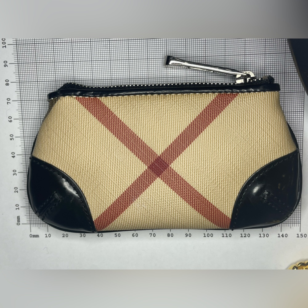 Authentic Burberry key chain pouch